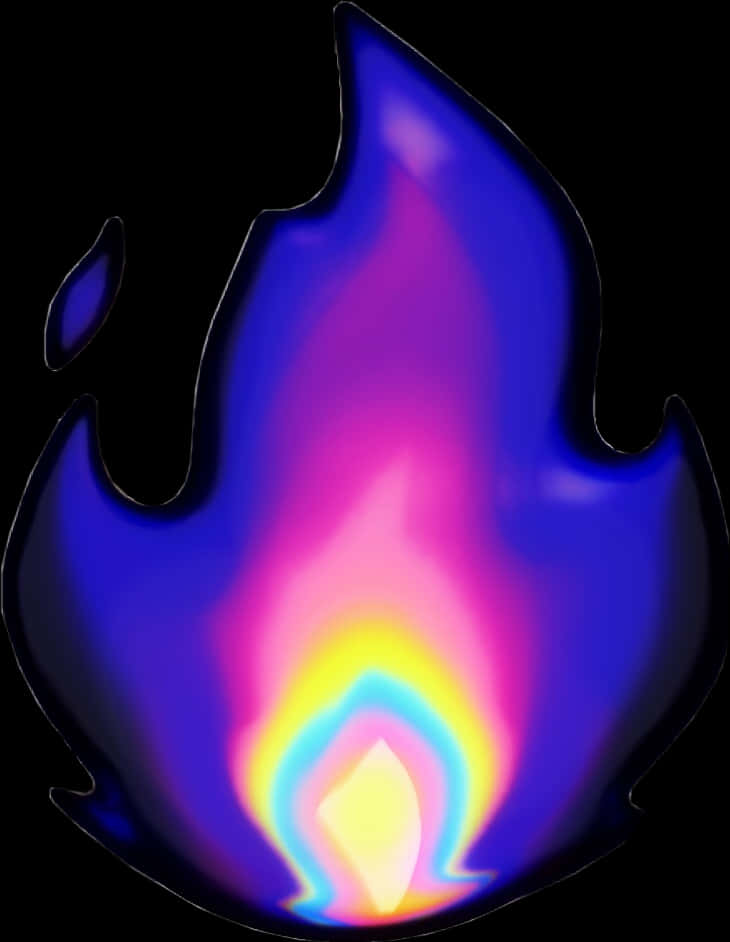 Vibrant Abstract Fire Art