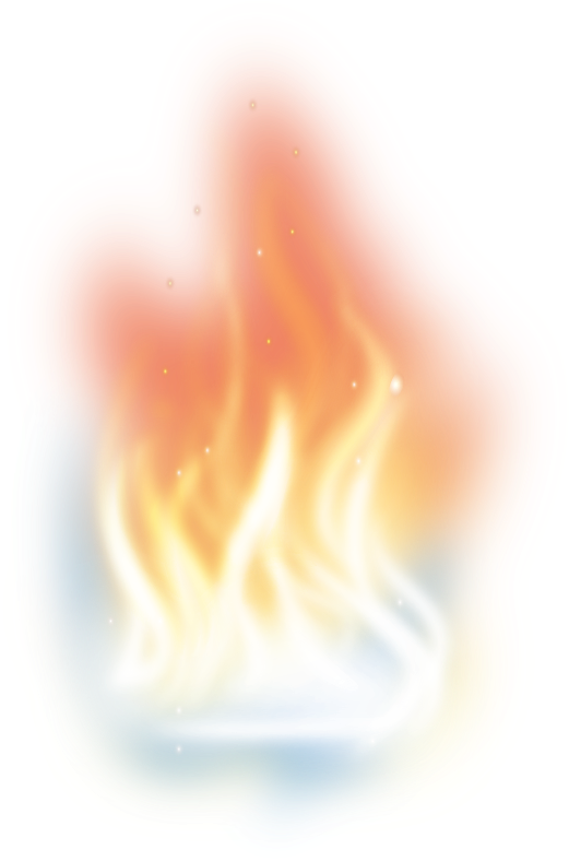 Vibrant Abstract Flame Art