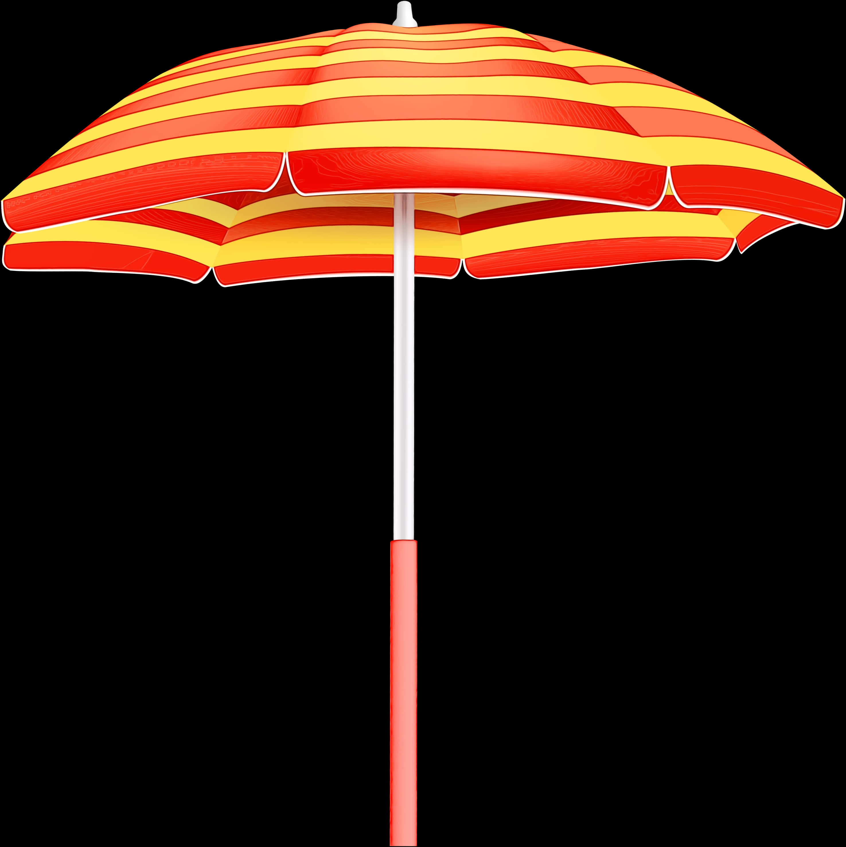 Vibrant Beach Umbrella