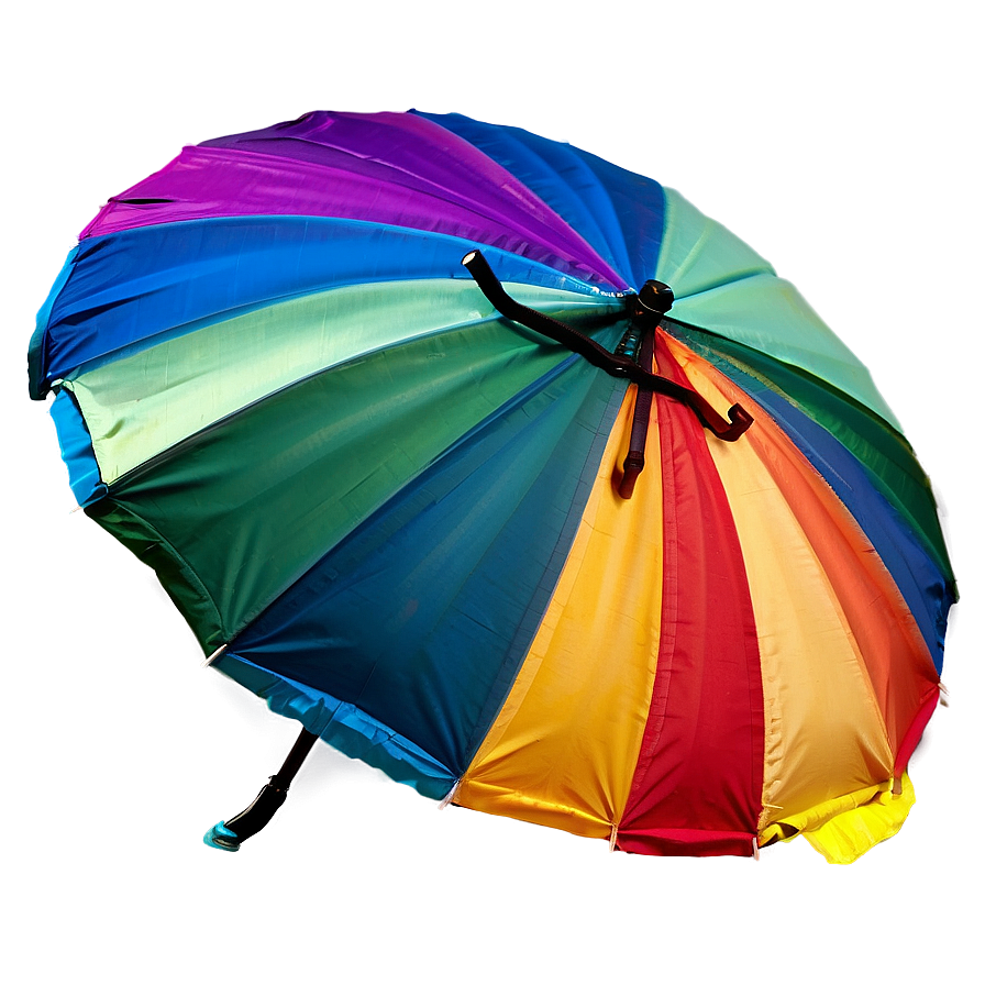 Vibrant Beach Umbrellas Png Xql