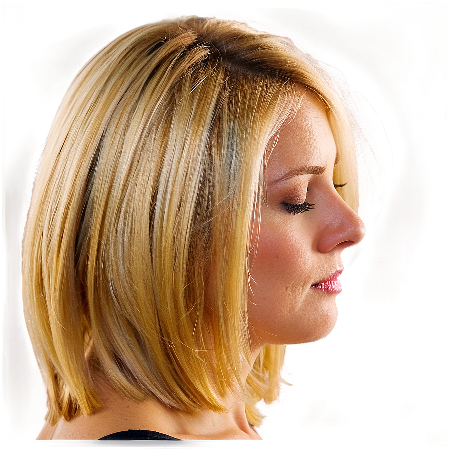 Vibrant Blond Hair Png 12