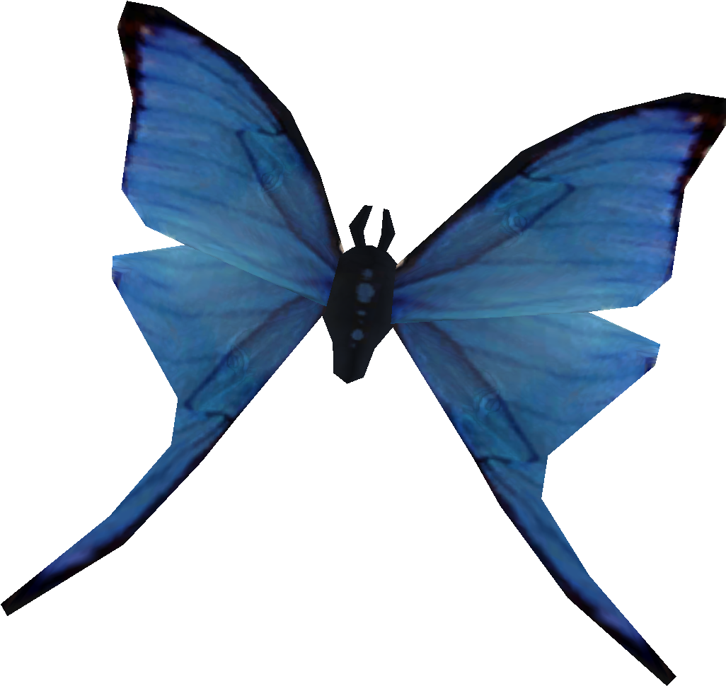 Vibrant_ Blue_ Butterfly_ Transparent_ Background.png PNG with transparent background