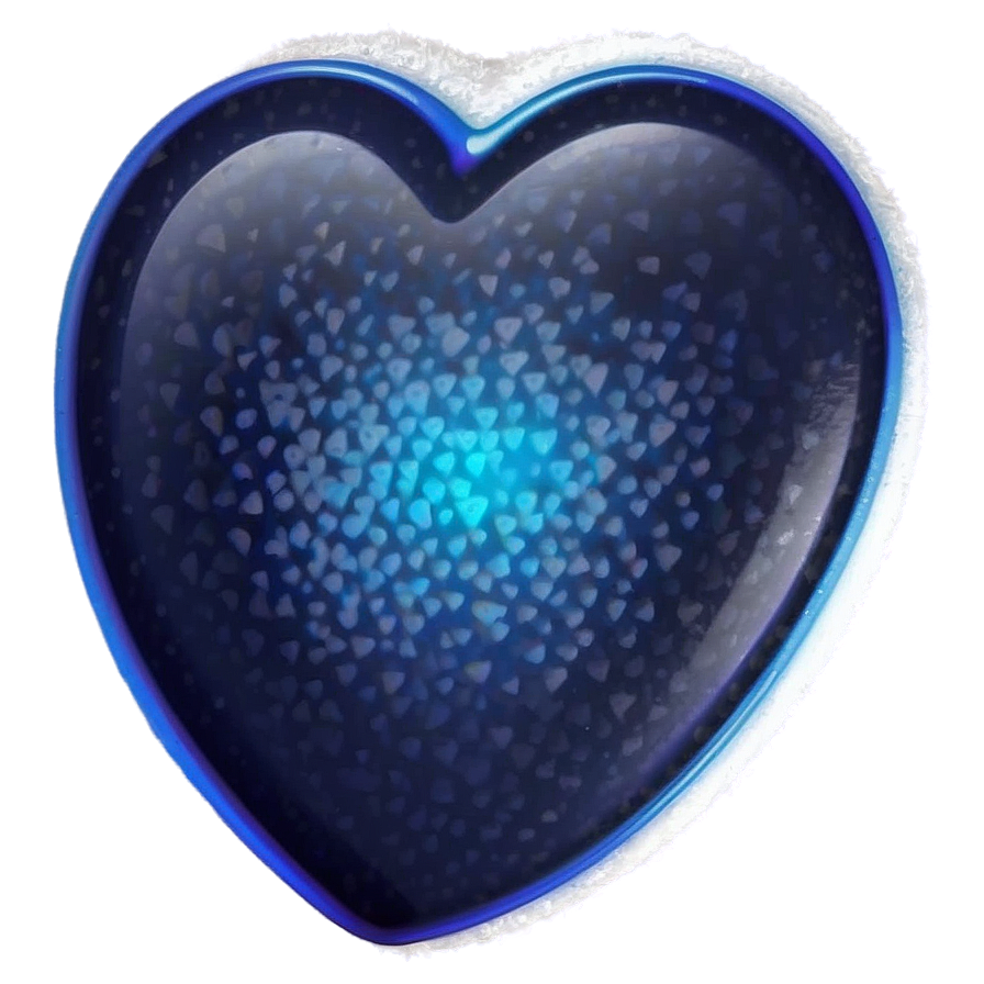 Vibrant Blue Heart Png Fhc