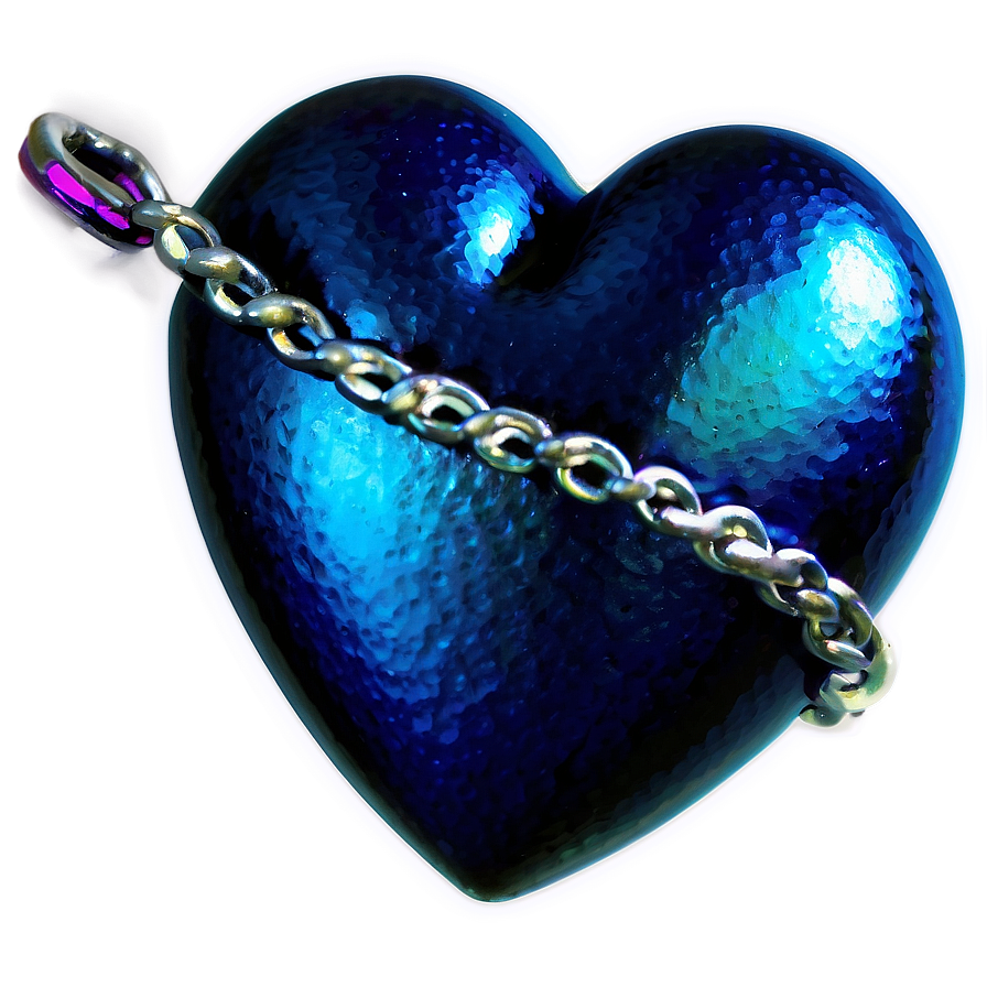 Vibrant Blue Heart Png Scd