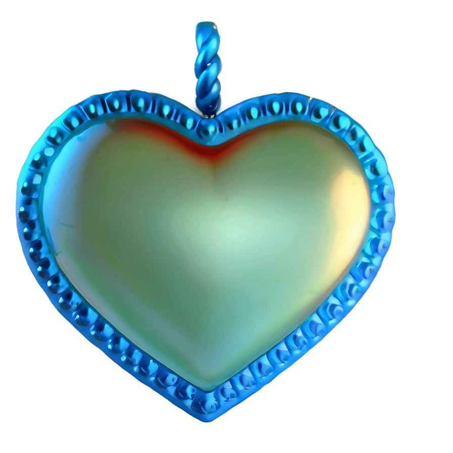 Vibrant Blue Heart Png Vcy95