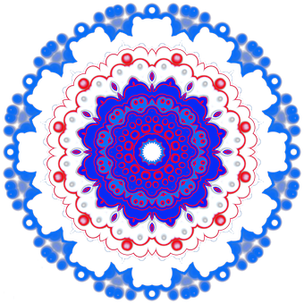 Vibrant_ Blue_ Mandala_ Art