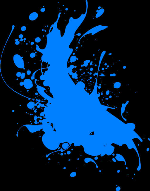 Vibrant_ Blue_ Paint_ Splash