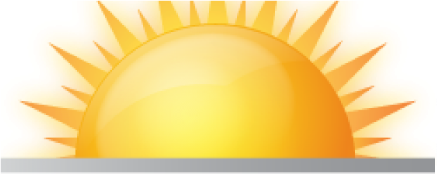 Sunrise Clipart Rising Sun - Transparent Background Sunrise Icon Png, Png Download PNG with transparent background