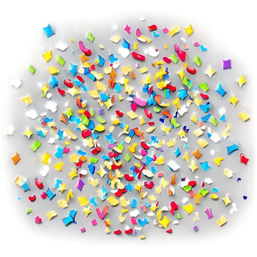 Vibrant Celebration Confetti PNG 98 PNG with transparent background