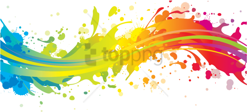 Vibrant Color Splash Graphic