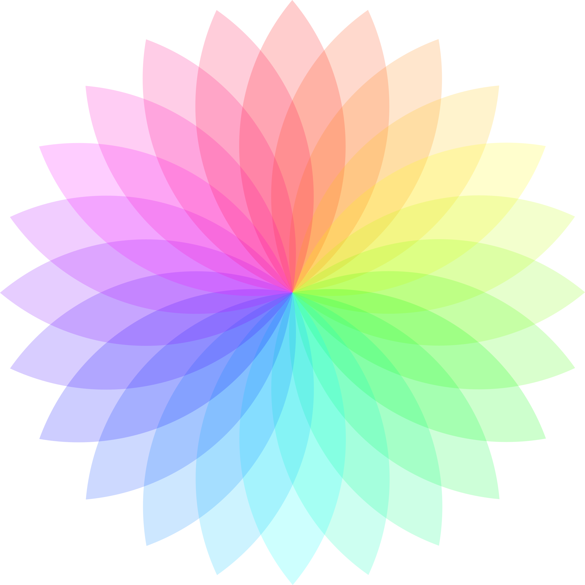 Vibrant Color Wheel Graphic