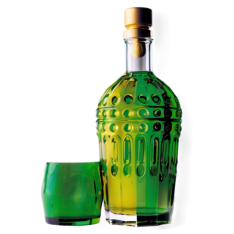 Vibrant Colored Liquor Bottle Png 06132024