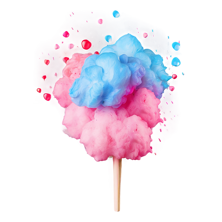 Vibrant Cotton Candy Burst Png 58