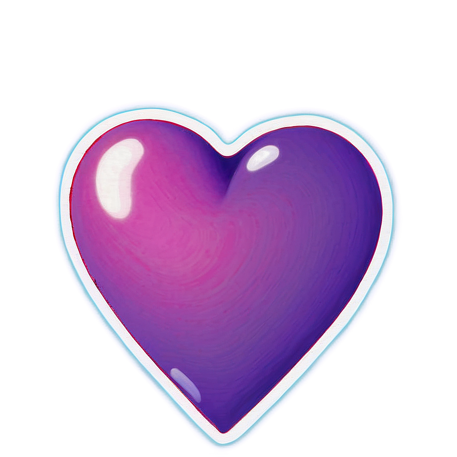 Vibrant Cute Heart Png 57