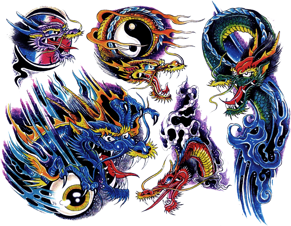 Vibrant_ Dragon_ Tattoo_ Designs