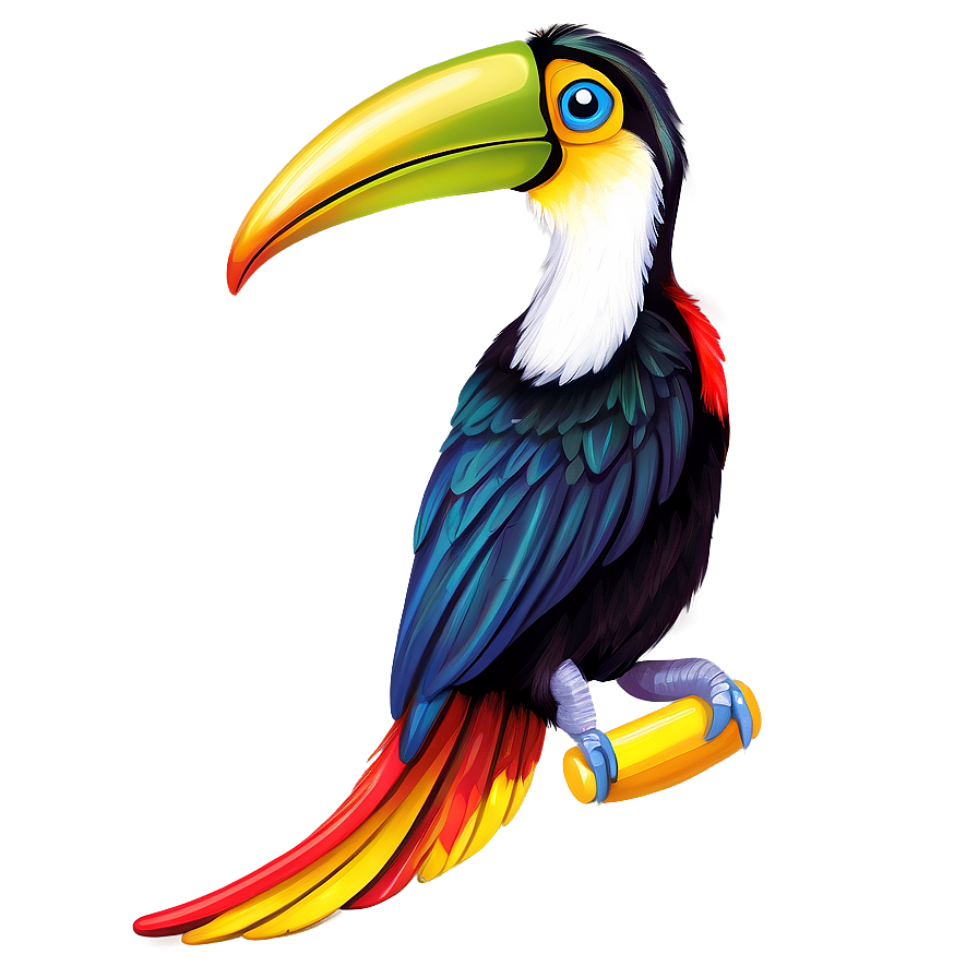 Vibrant Feathered Toucan Png 41