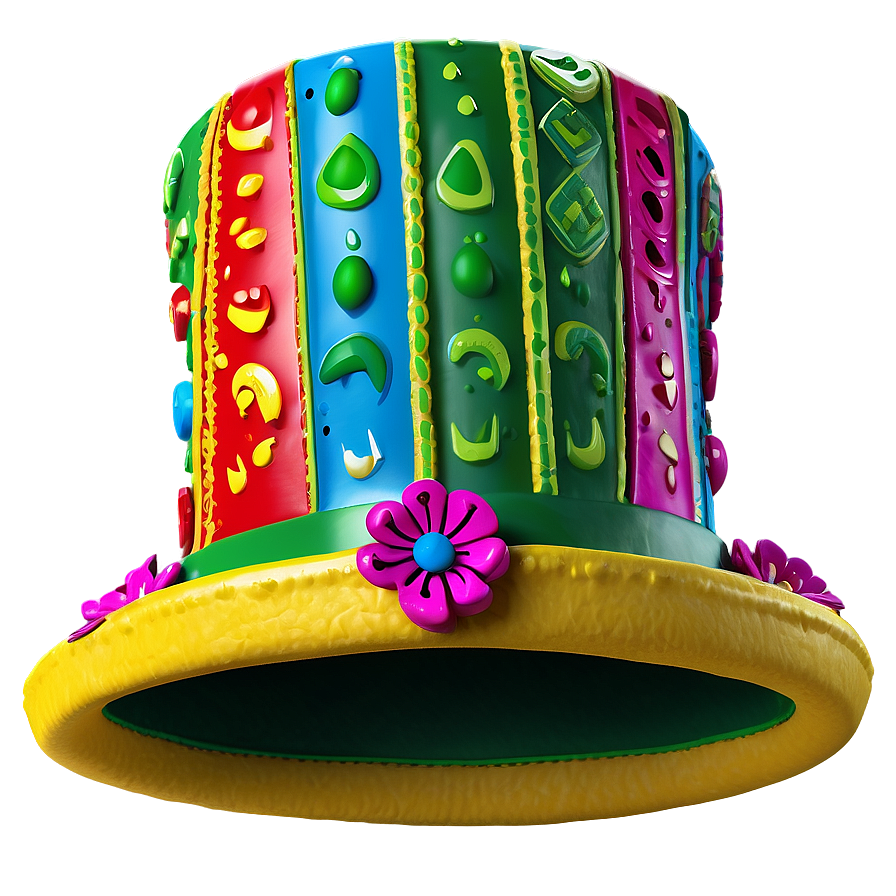 Vibrant Fiesta Hat Png 06202024