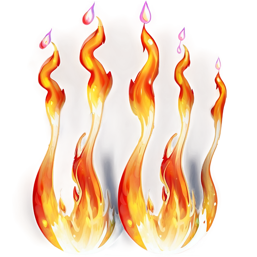 Vibrant Fire Emoji Picture Png 37