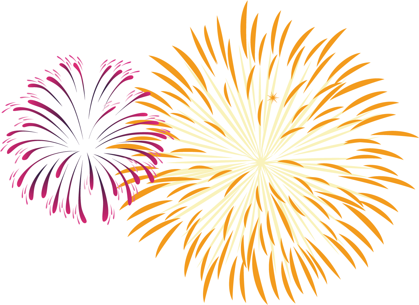 Vibrant Fireworks Display