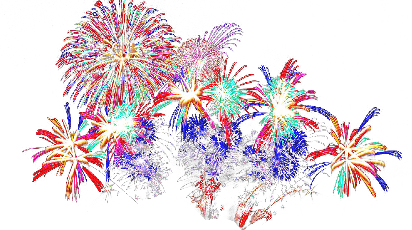 Vibrant Fireworks Display