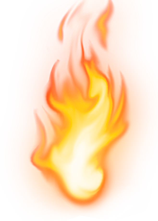 Vibrant Flame Illustration