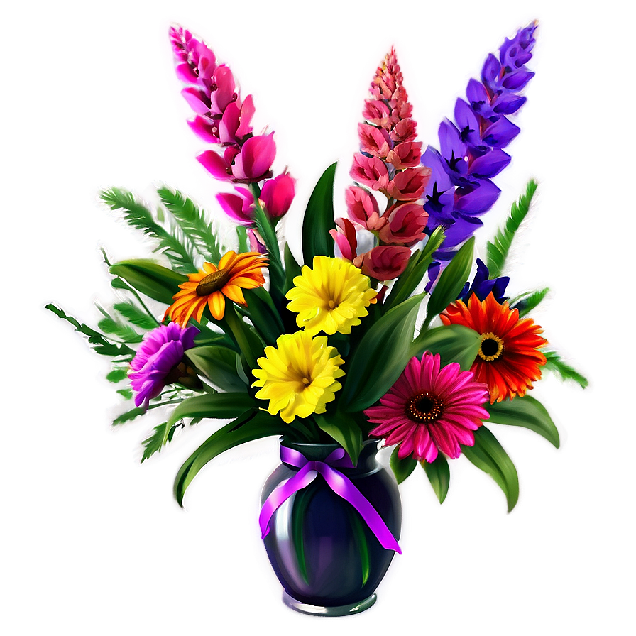 Vibrant Flower Bouquet Png 05212024