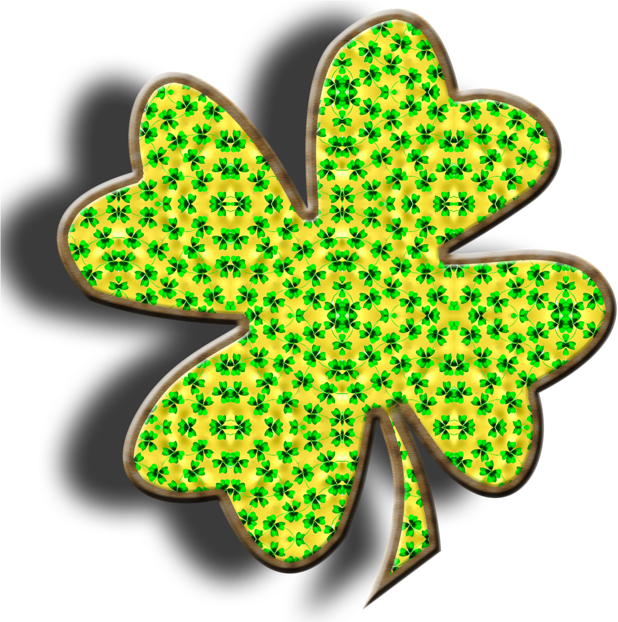 Lucky Clover Four Leaf Clover Isolated Free Picture - Shamrock, HD Png Download PNG image with a transparent background, free high-resolution download
