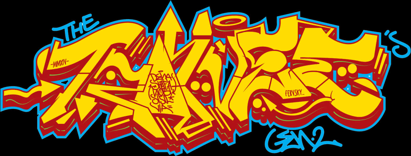 Vibrant_ Graffiti_ Artwork PNG with transparent background