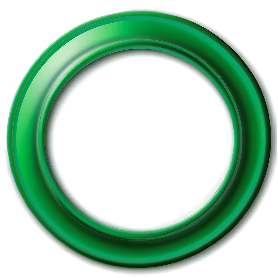 Vibrant Green Circle Clipart Png Jfb27