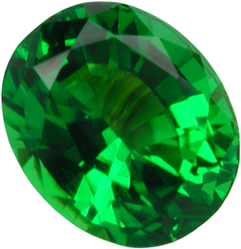 Vibrant Green Gemstone Facet Cut PNG image with a transparent background, free high-resolution download