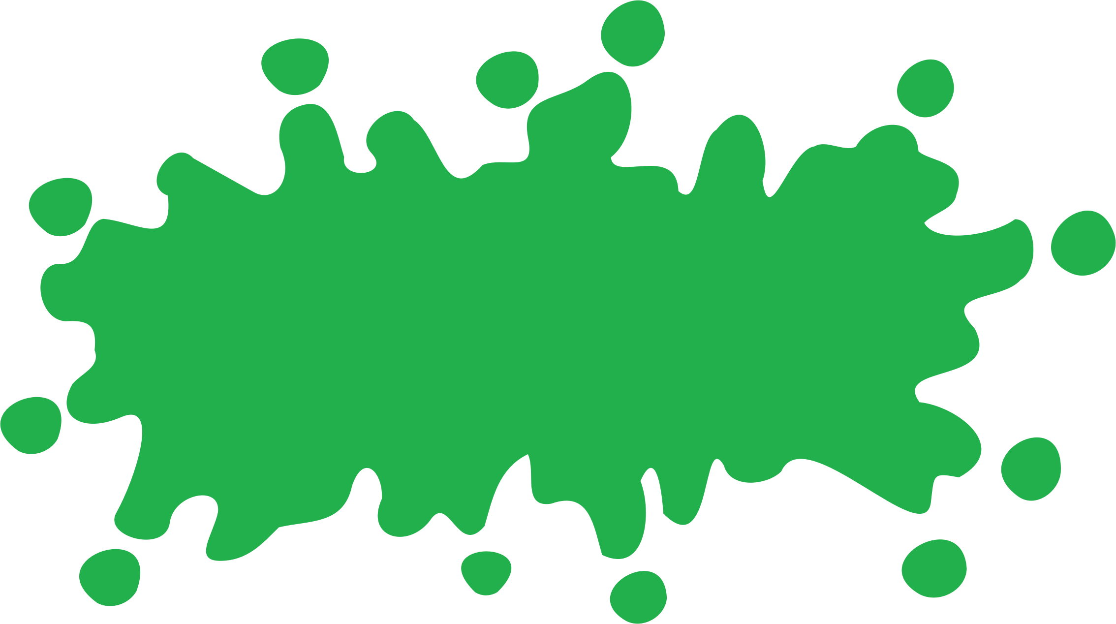 Green Cliparts Transparent Slime - Green Splat Png, Png Download PNG with transparent background