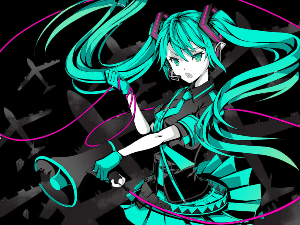 Vibrant_ Hatsune_ Miku_ Artwork