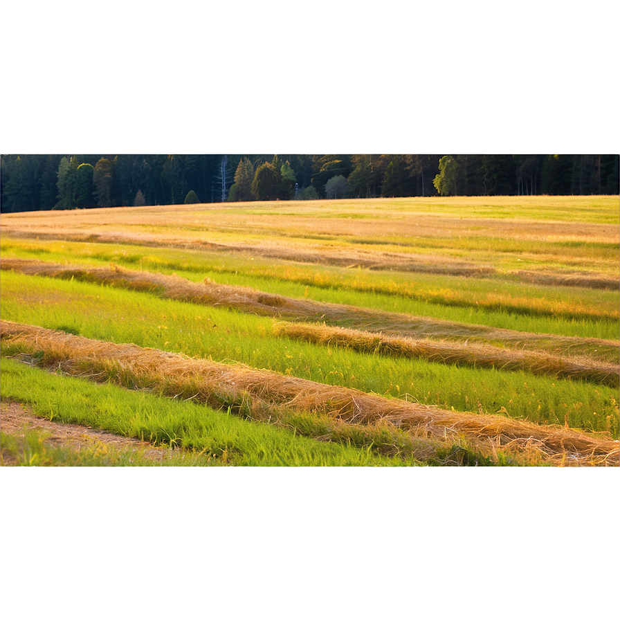 Vibrant Hay Field Png Ldy