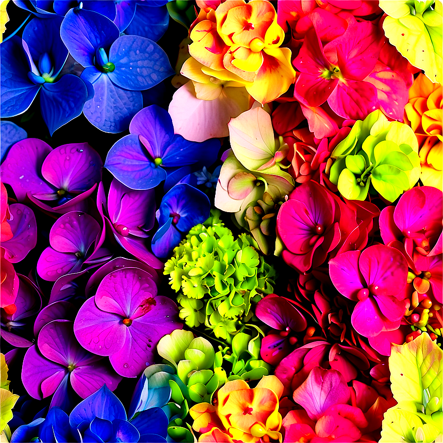 Vibrant Hydrangea Png Irb