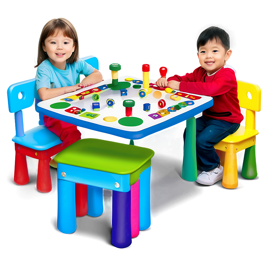 Vibrant Kids Play Table Png 05042024