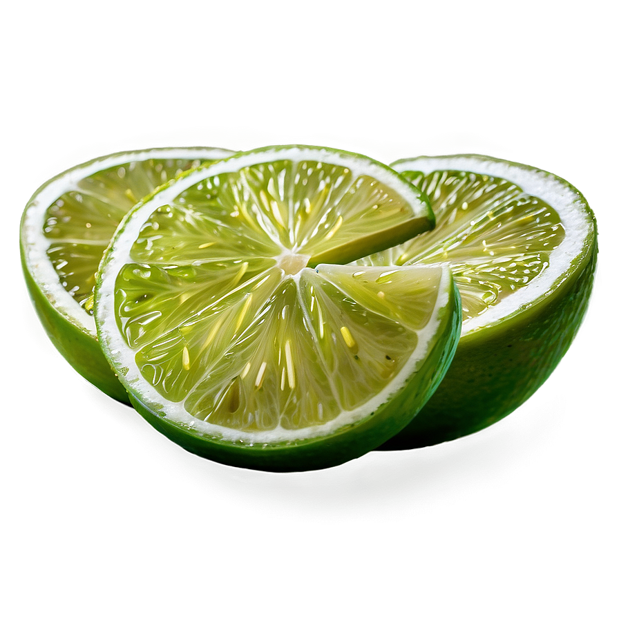 Vibrant Lime Slice Png 06132024