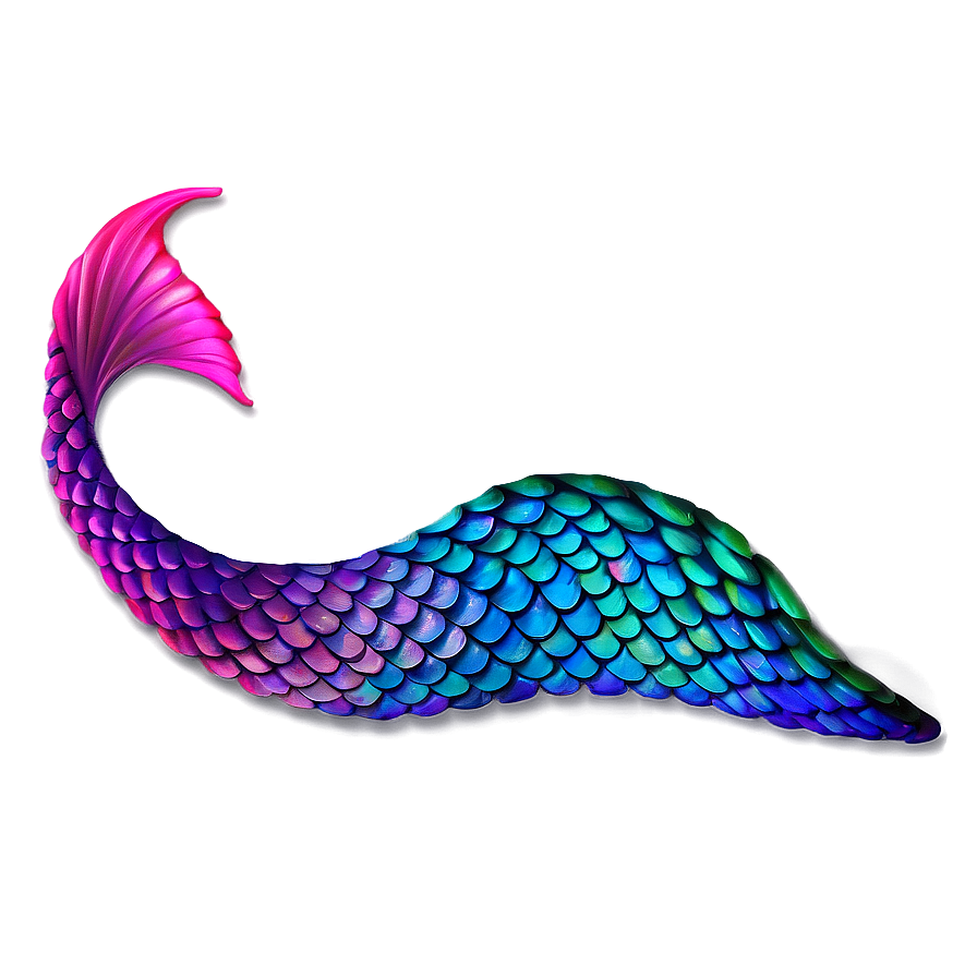 Vibrant Mermaid Tail Scales Png 35