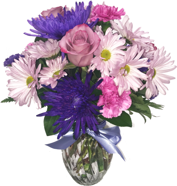 Pleasing Purples - Bouquet, HD Png Download PNG with transparent background