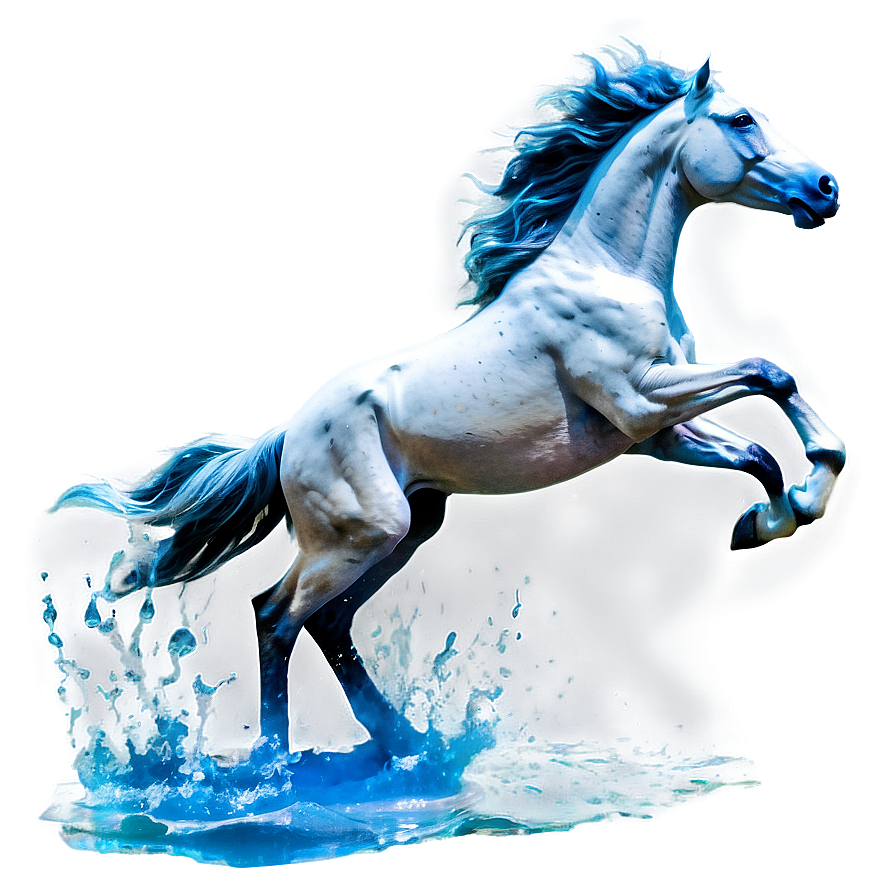 Vibrant Mustang Horse Splash Png 06262024