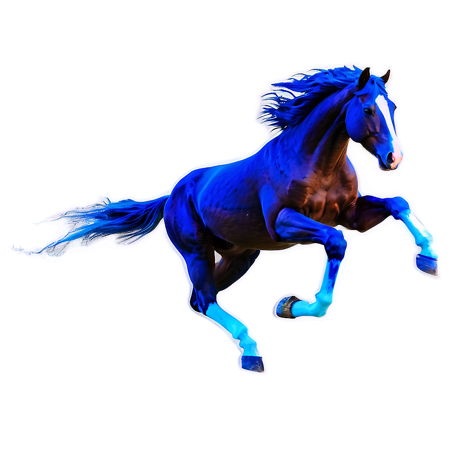 Vibrant Mustang Horse Splash Png 06262024