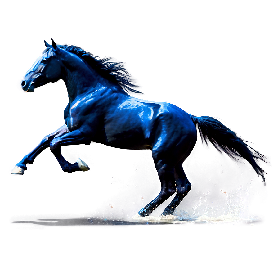 Vibrant Mustang Horse Splash Png 06262024