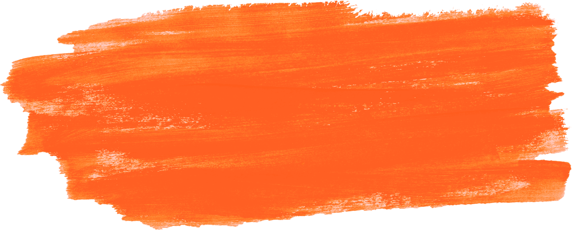 Vibrant Orange Brush Stroke