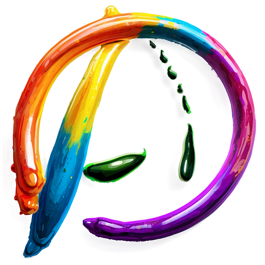 Vibrant Paint Arc PNG lkw84 PNG with transparent background