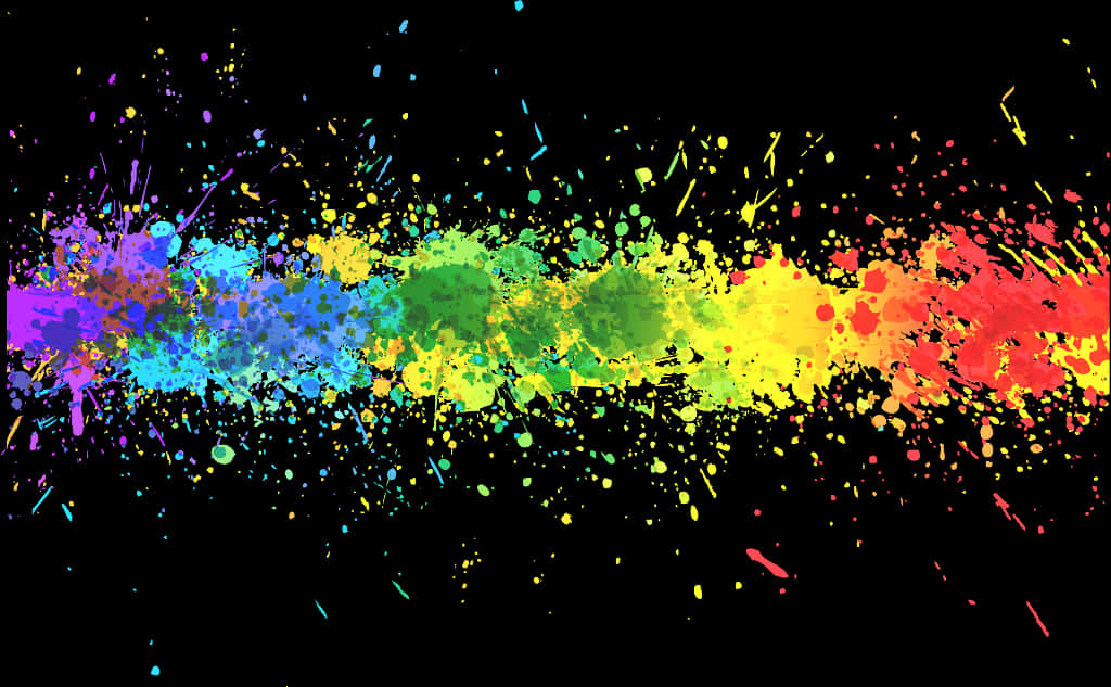 Vibrant_ Paint_ Splash_on_ Black_ Background.jpg PNG image with a transparent background, free high-resolution download