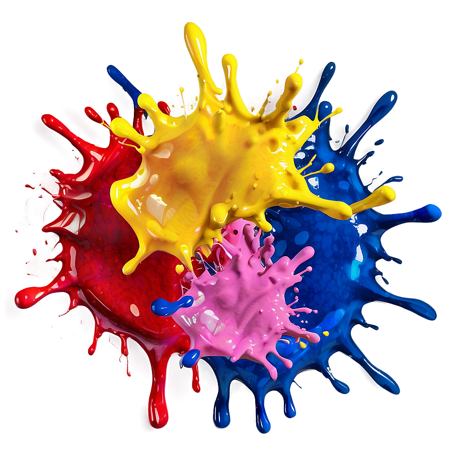 Vibrant Paint Splash Png Wph25