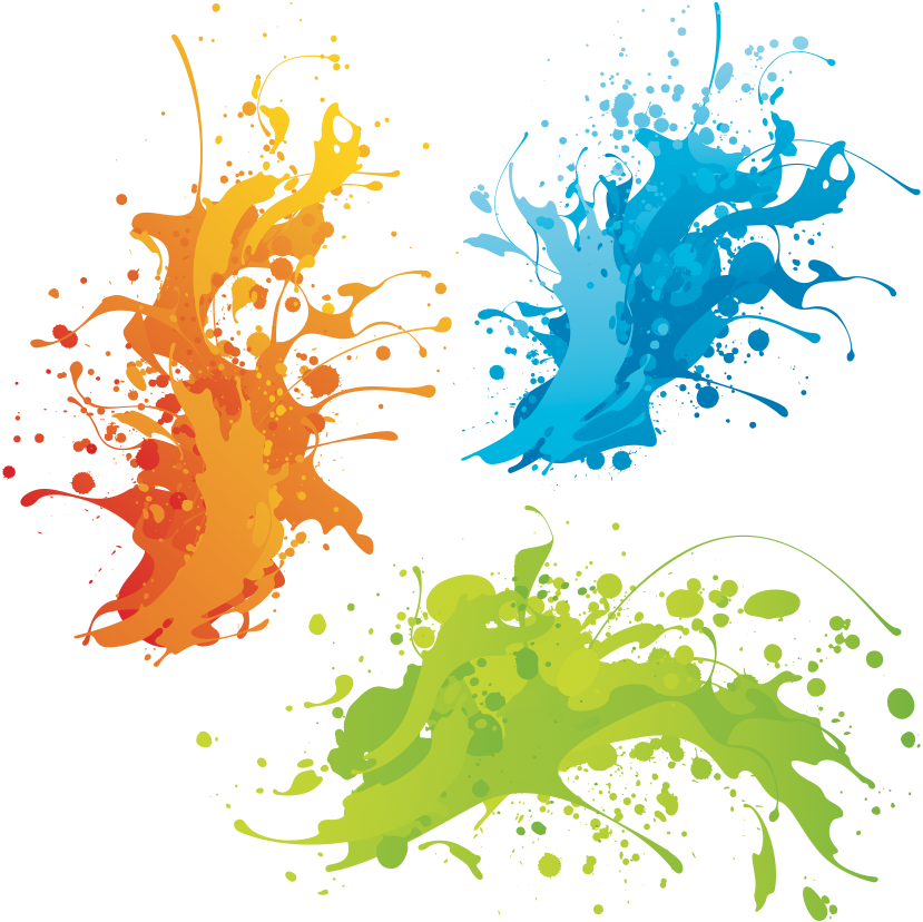 Holi Color - Colorful Paint Splash Png, Transparent Png PNG with transparent background