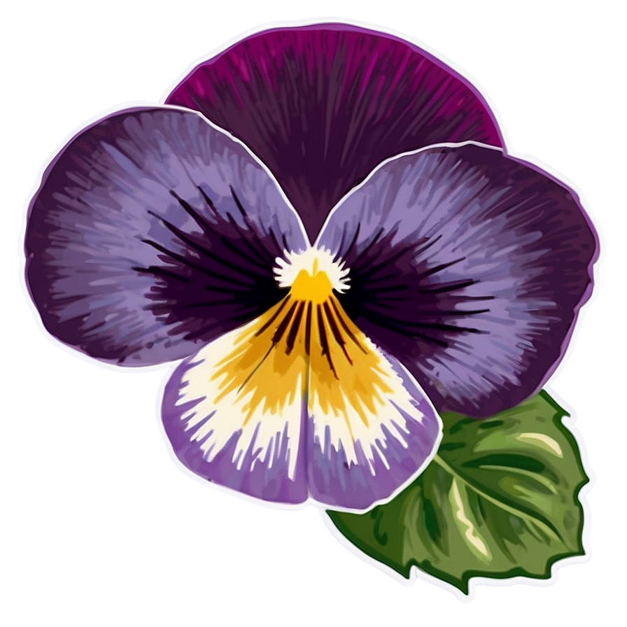 Vibrant Pansy Blossom PNG sfs PNG with transparent background