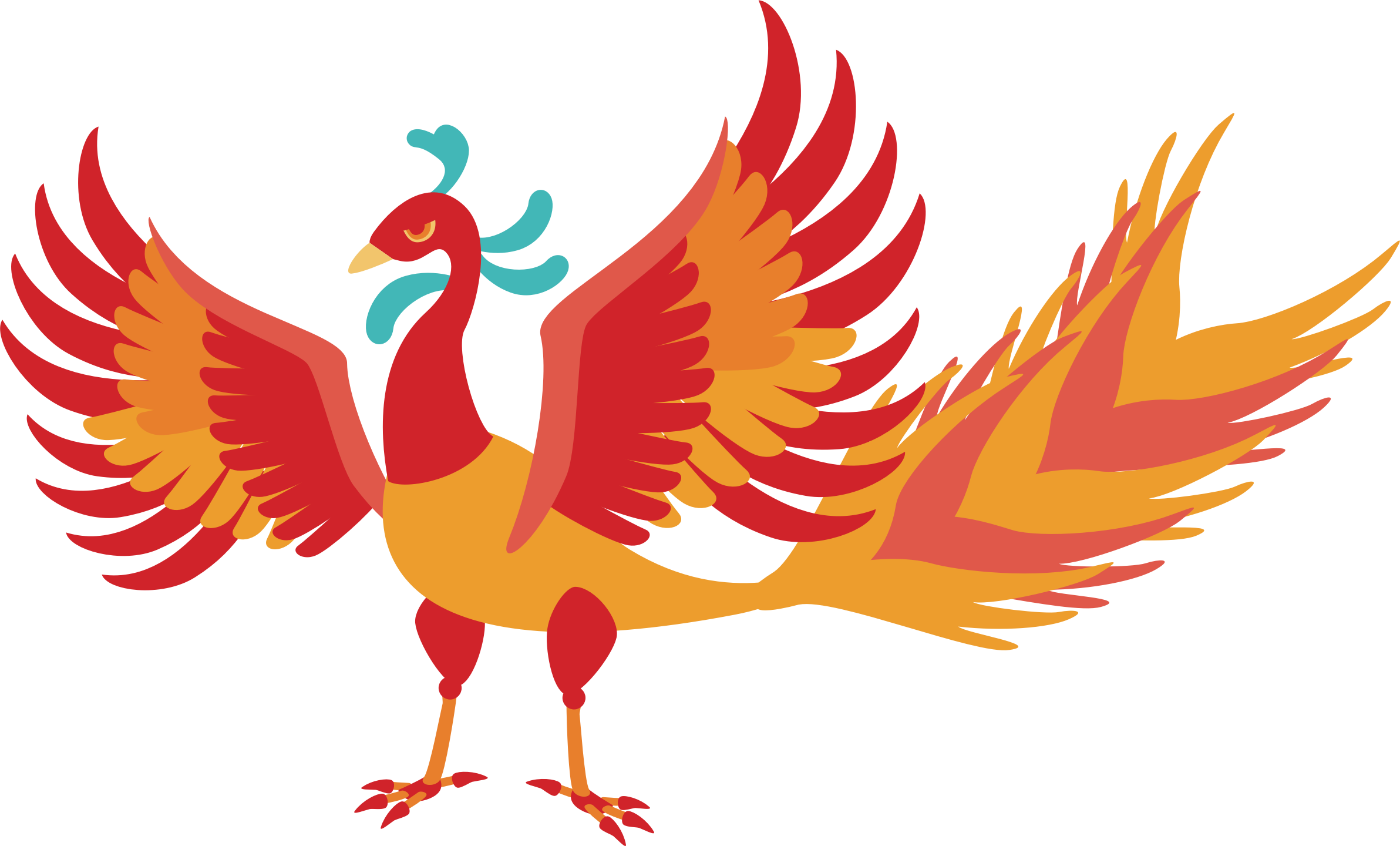 Vibrant Phoenix Illustration