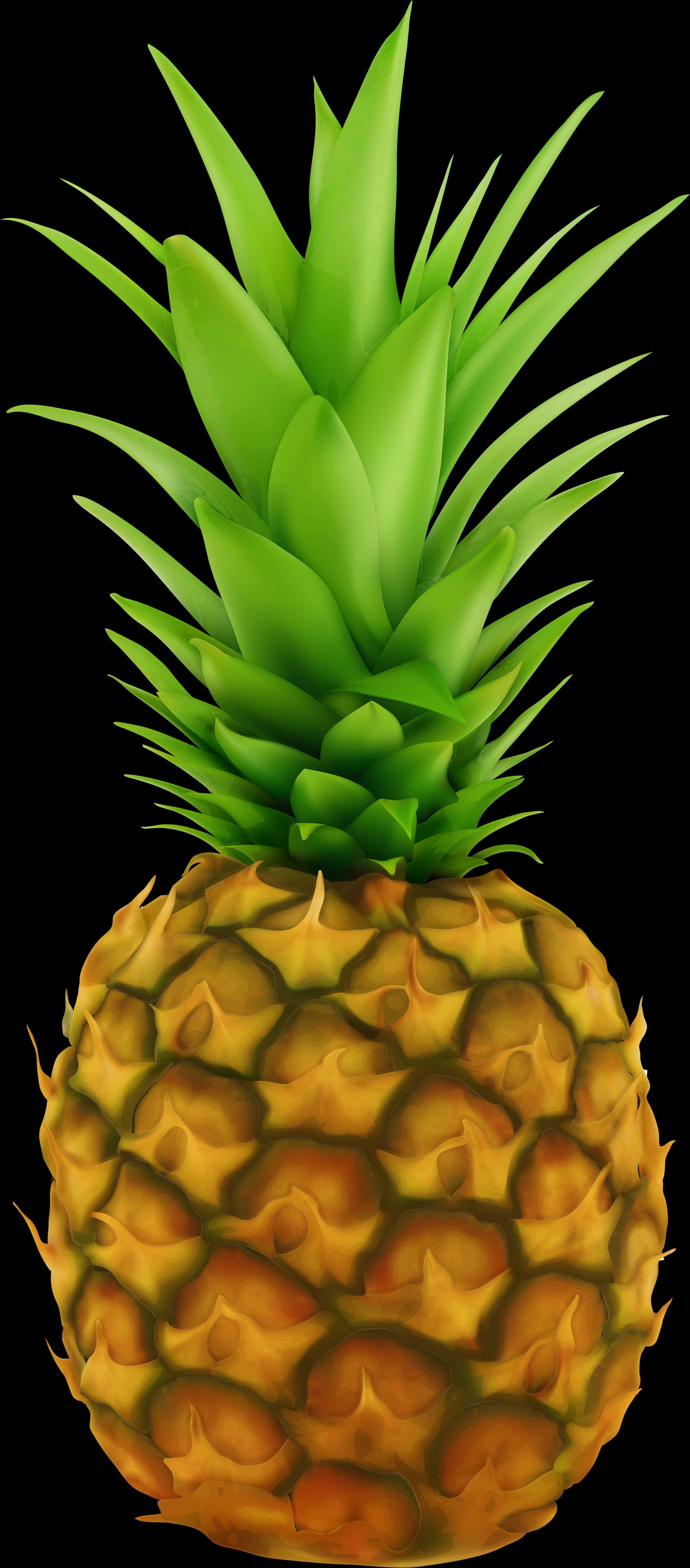 Vibrant Pineapple Artwork