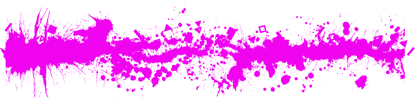 Pink Horizontal Splatter - Splatter Horizontal, HD Png Download PNG image with a transparent background, free high-resolution download